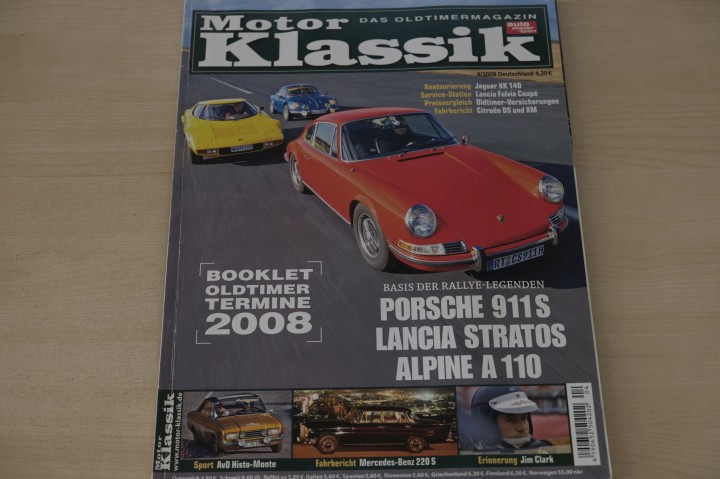 Deckblatt Motor Klassik (04/2008)